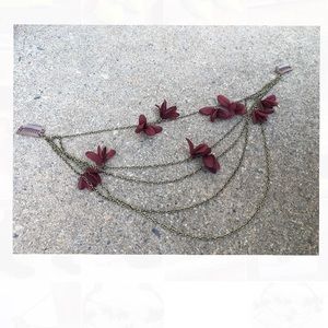 Flower hair accessory *with hair clasp*